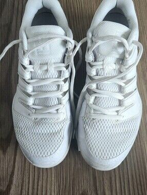 White Mesh Athletic Sneakers Sz 10